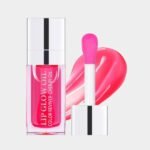 Hydrating Moisturizing Lip Glow Oil, Nourishing Glossy Transparent Plumping Oil